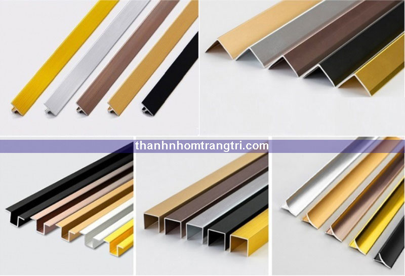 Các loại nẹp nhôm